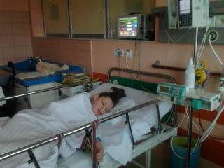 Iza w szpitalu